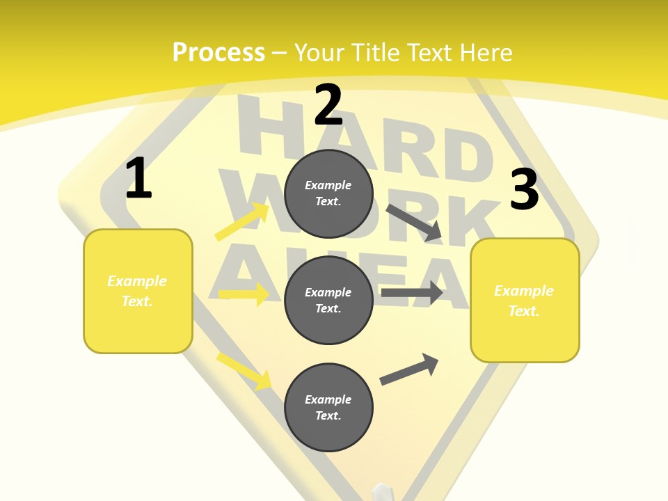 Intensive Ahead Yellow PowerPoint Template