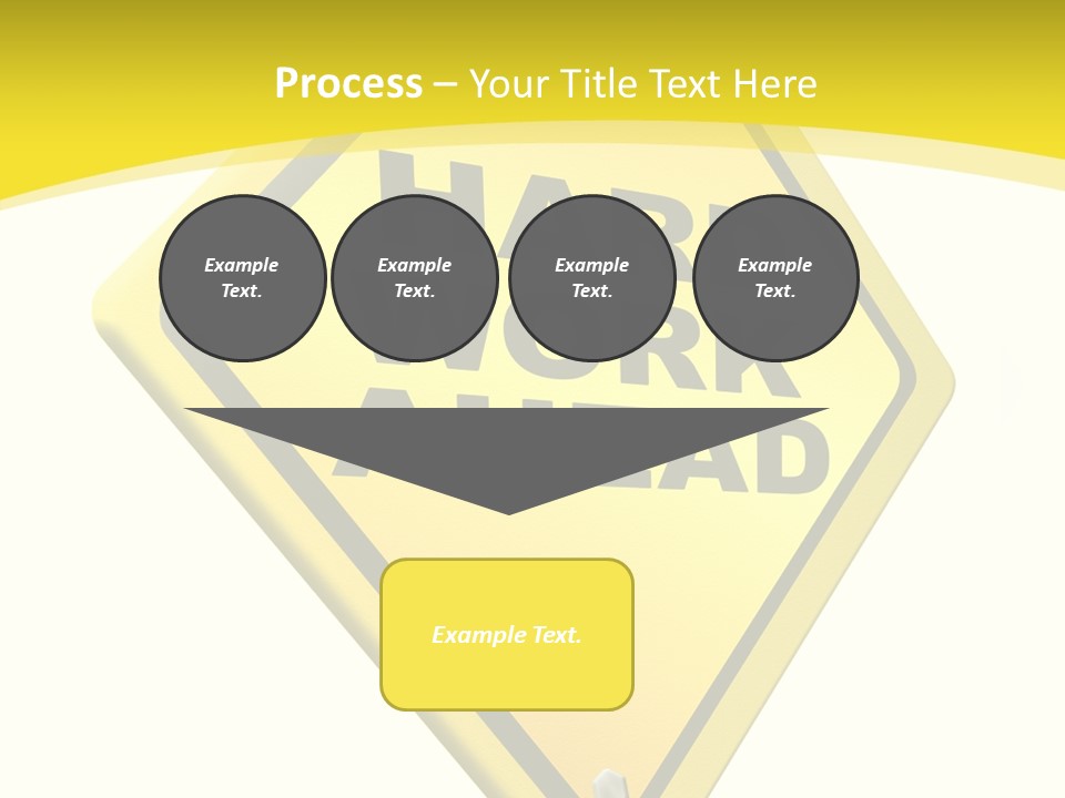 Intensive Ahead Yellow PowerPoint Template