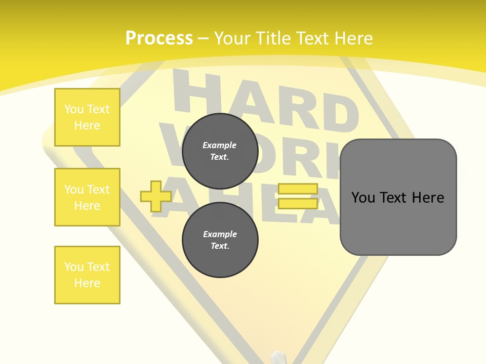 Intensive Ahead Yellow PowerPoint Template