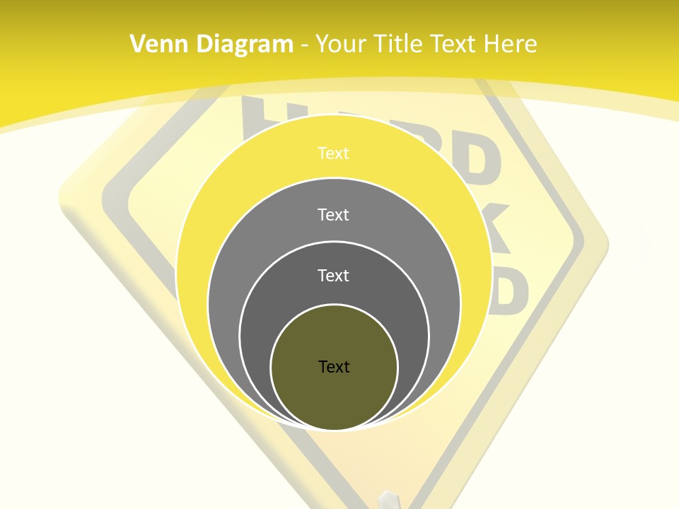 Intensive Ahead Yellow PowerPoint Template