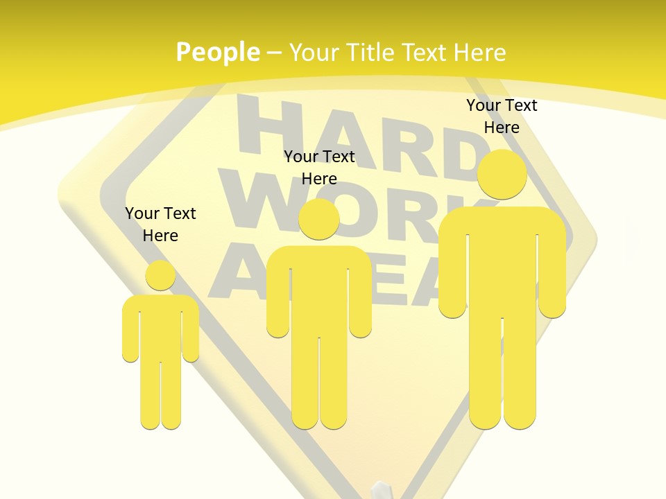 Intensive Ahead Yellow PowerPoint Template