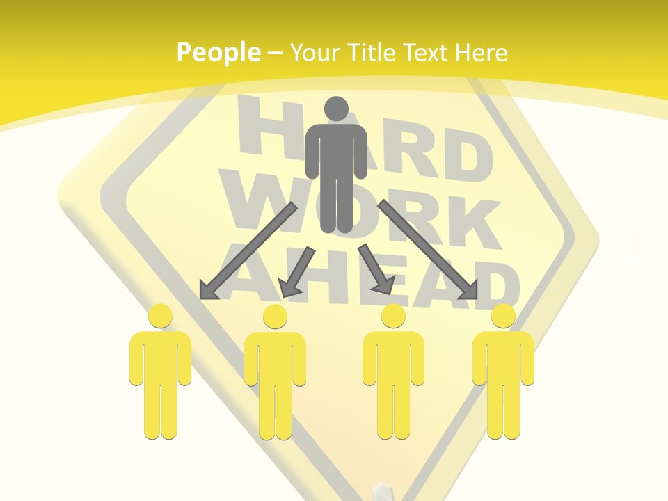 Intensive Ahead Yellow PowerPoint Template
