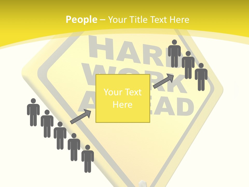 Intensive Ahead Yellow PowerPoint Template