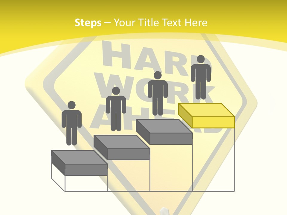 Intensive Ahead Yellow PowerPoint Template