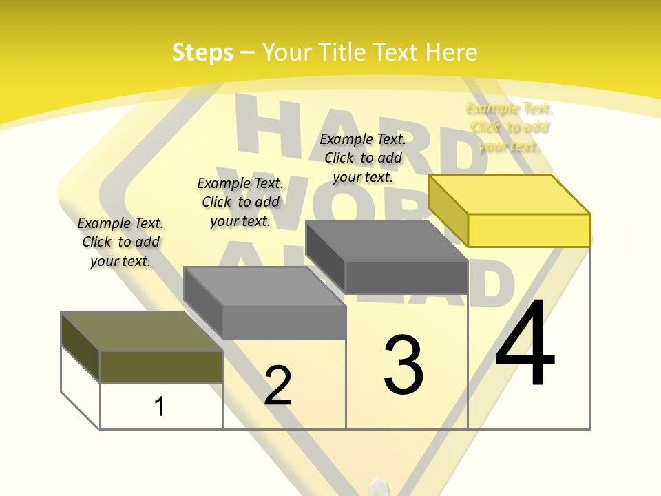 Intensive Ahead Yellow PowerPoint Template