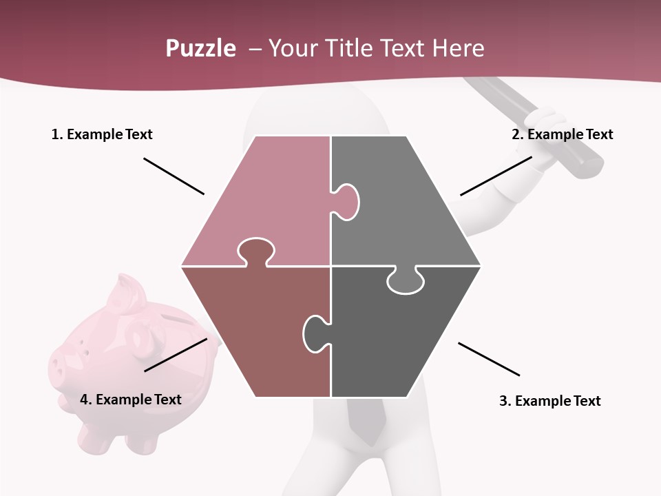 Metaphor Ceramic Isolated PowerPoint Template