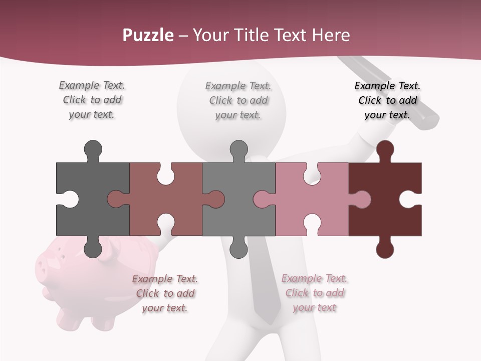 Metaphor Ceramic Isolated PowerPoint Template