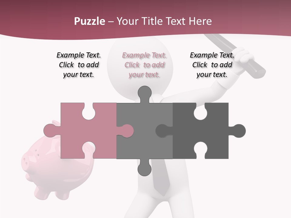 Metaphor Ceramic Isolated PowerPoint Template