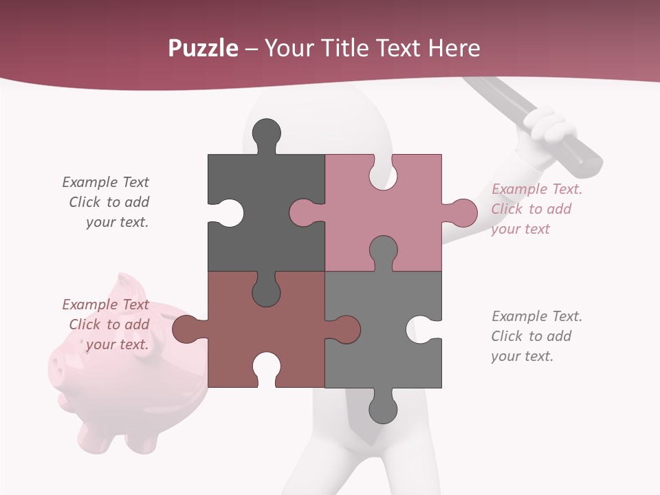 Metaphor Ceramic Isolated PowerPoint Template