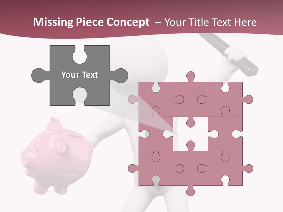 Metaphor Ceramic Isolated PowerPoint Template