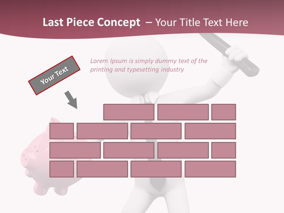 Metaphor Ceramic Isolated PowerPoint Template