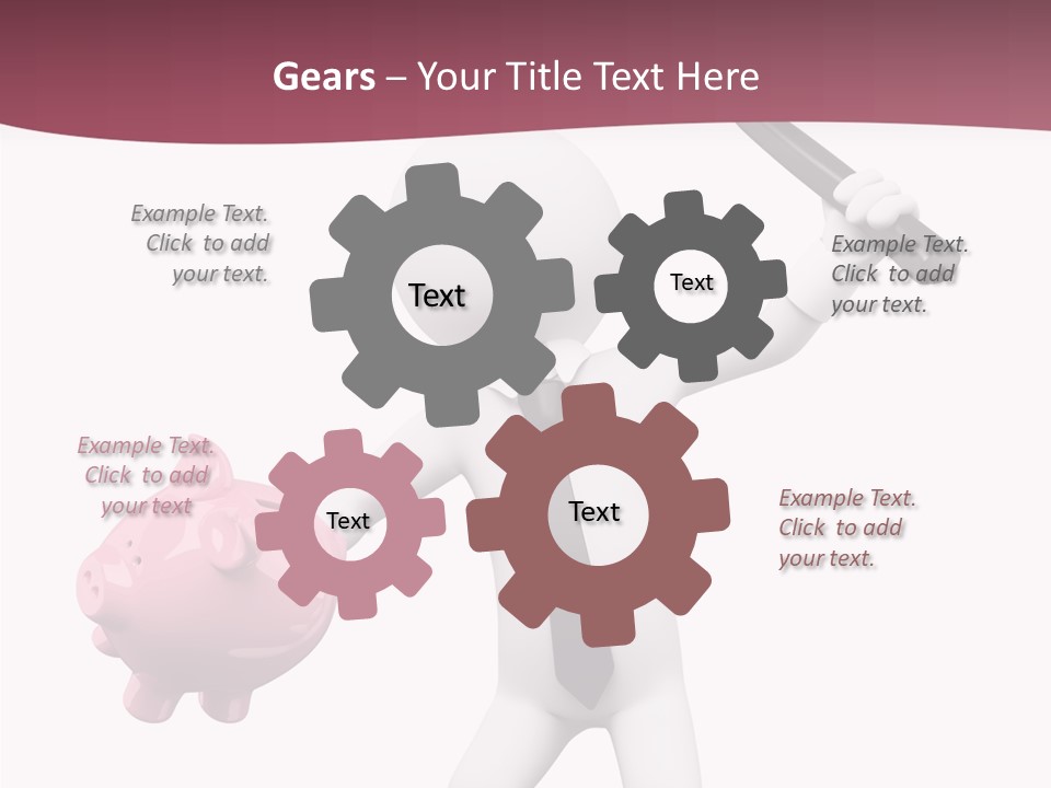 Metaphor Ceramic Isolated PowerPoint Template