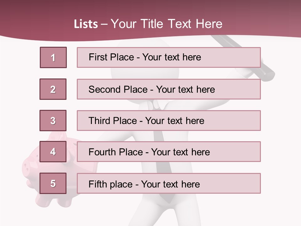 Metaphor Ceramic Isolated PowerPoint Template