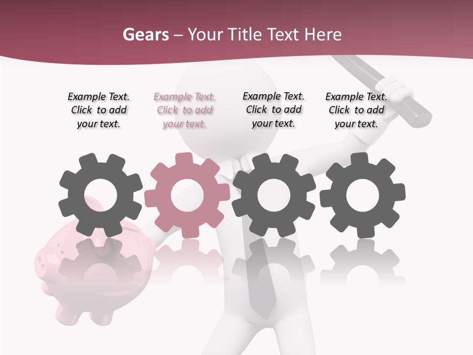 Metaphor Ceramic Isolated PowerPoint Template