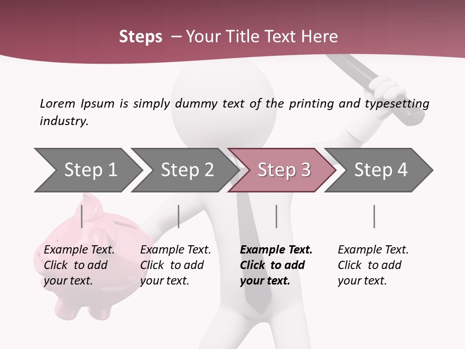 Metaphor Ceramic Isolated PowerPoint Template