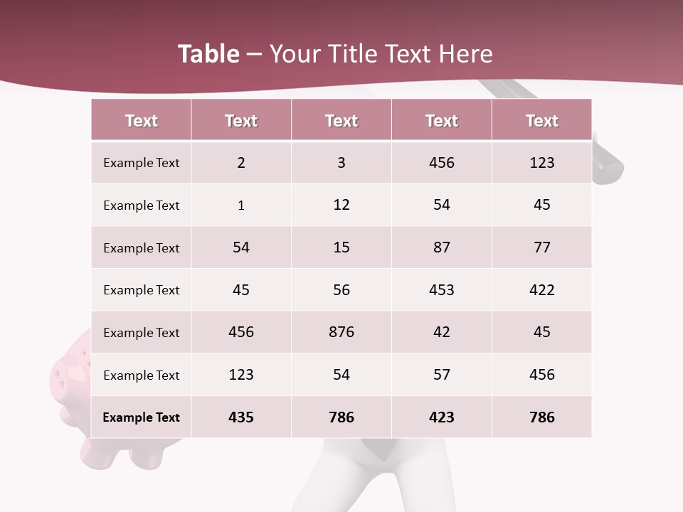 Metaphor Ceramic Isolated PowerPoint Template