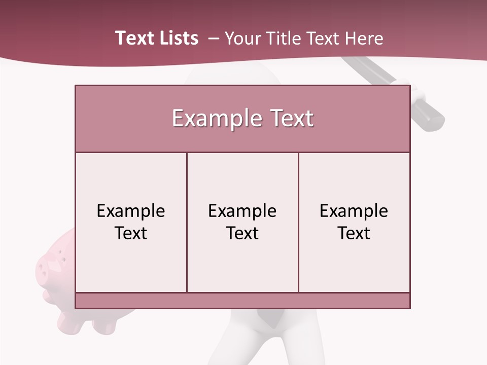 Metaphor Ceramic Isolated PowerPoint Template