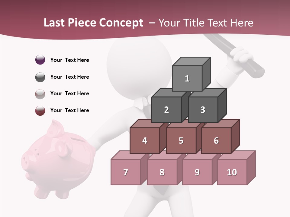 Metaphor Ceramic Isolated PowerPoint Template