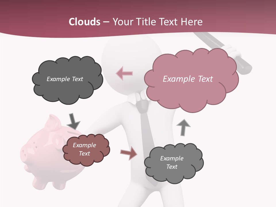 Metaphor Ceramic Isolated PowerPoint Template