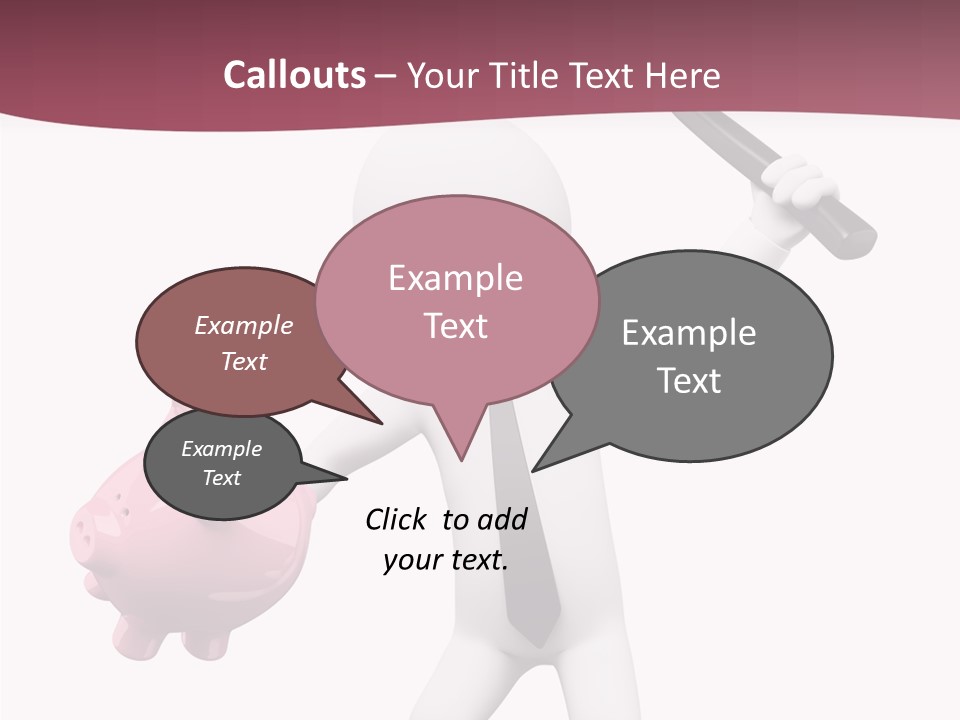 Metaphor Ceramic Isolated PowerPoint Template