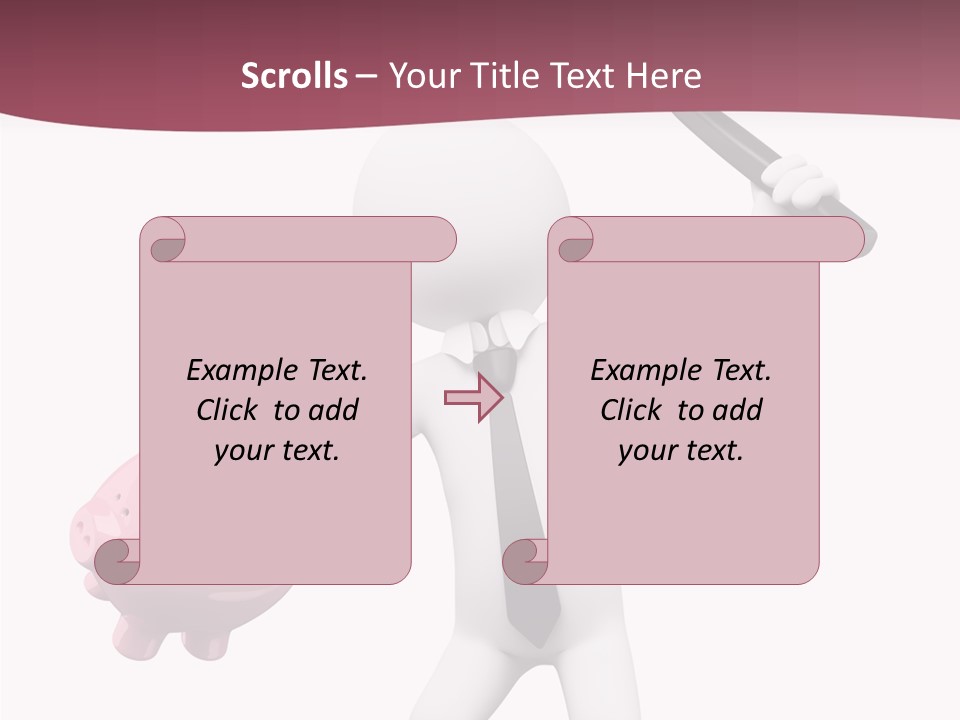 Metaphor Ceramic Isolated PowerPoint Template