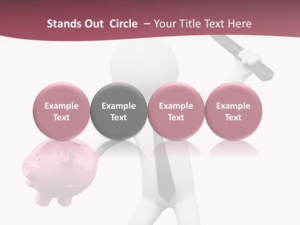 Metaphor Ceramic Isolated PowerPoint Template