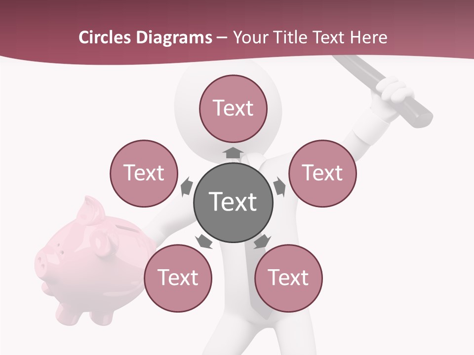 Metaphor Ceramic Isolated PowerPoint Template