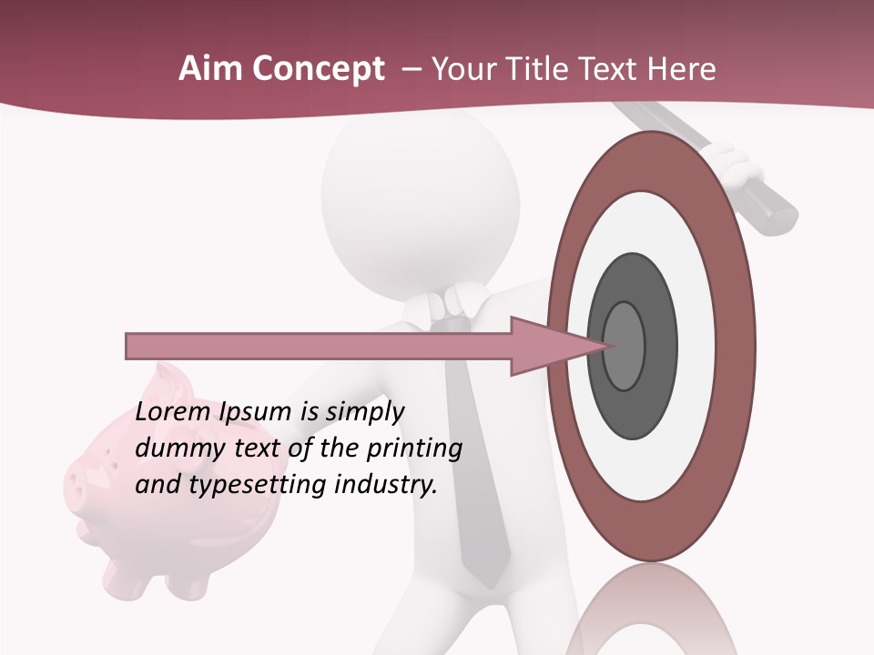 Metaphor Ceramic Isolated PowerPoint Template
