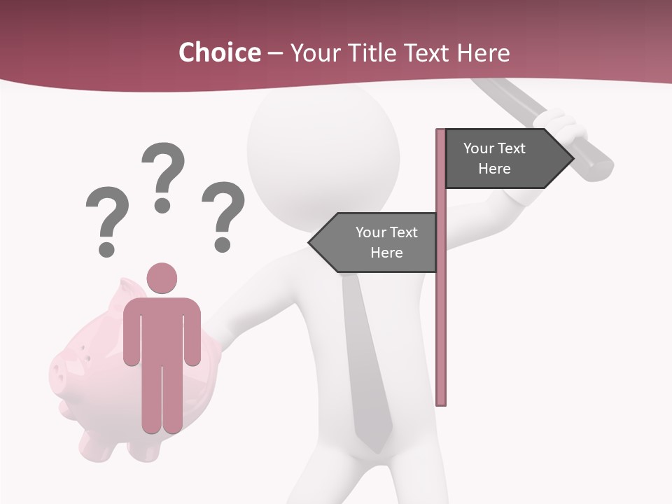 Metaphor Ceramic Isolated PowerPoint Template