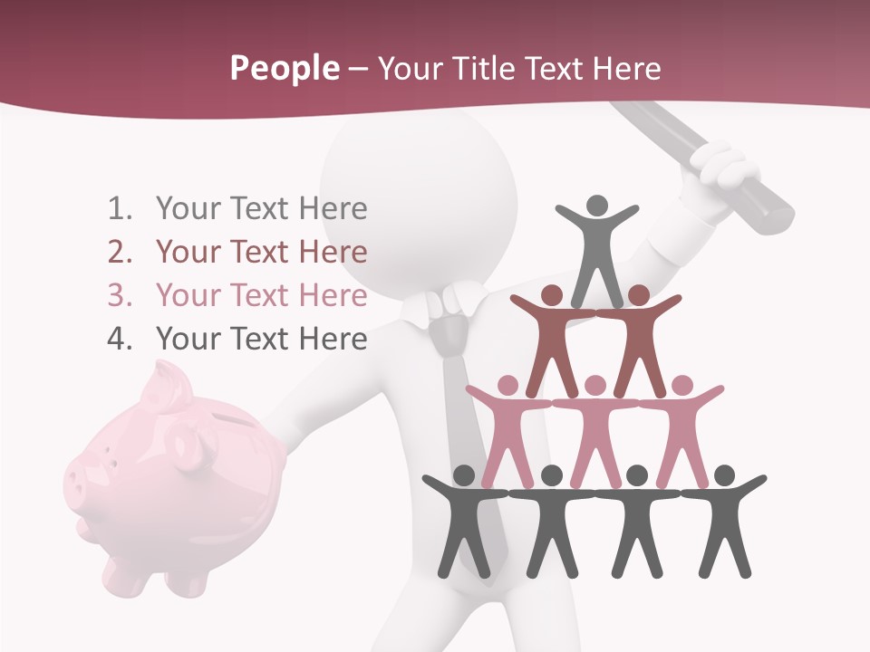 Metaphor Ceramic Isolated PowerPoint Template