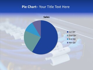 Rack Routers Wide PowerPoint Template