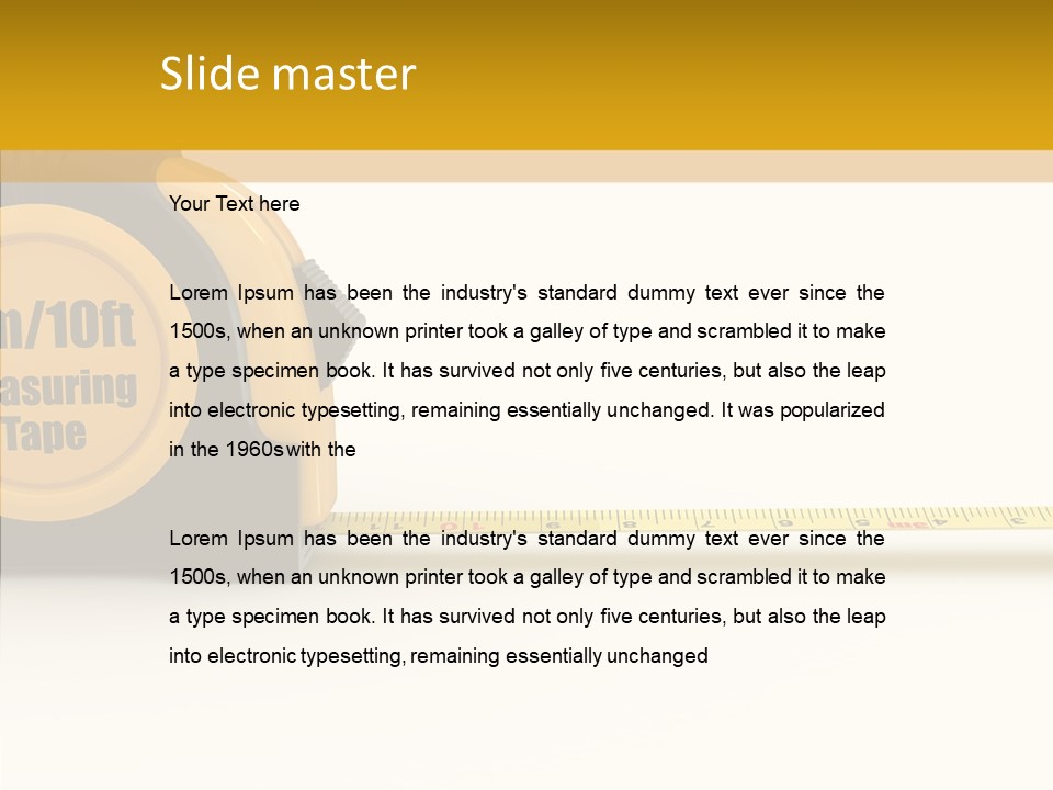 Nobody Dimensions Instrument PowerPoint Template