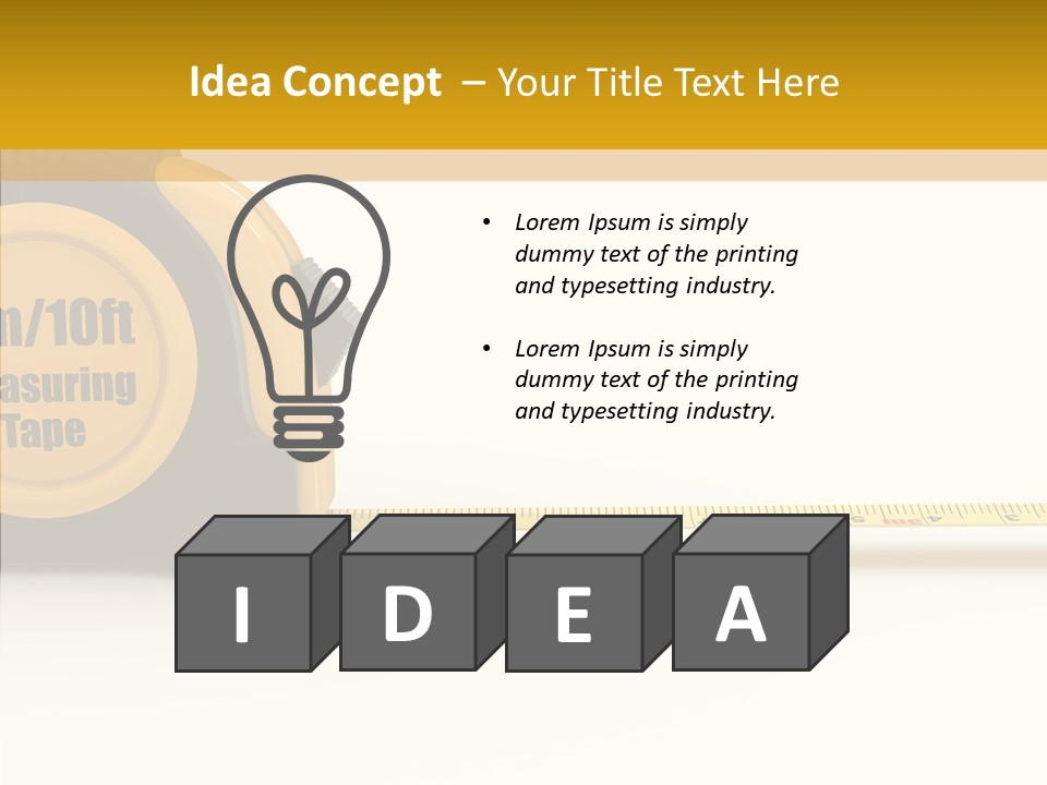 Nobody Dimensions Instrument PowerPoint Template