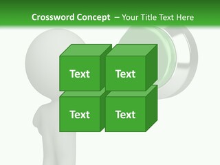 Business Person Conceptual PowerPoint Template