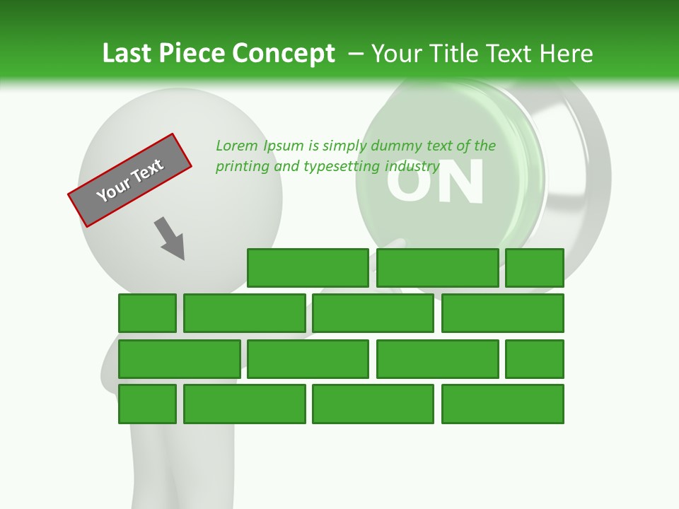 Business Person Conceptual PowerPoint Template