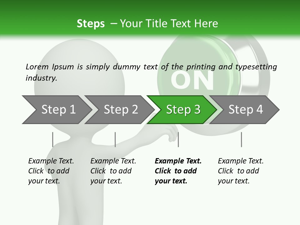 Business Person Conceptual PowerPoint Template