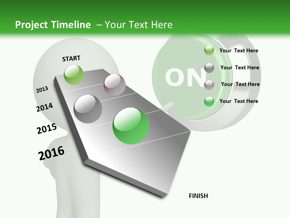 Business Person Conceptual PowerPoint Template