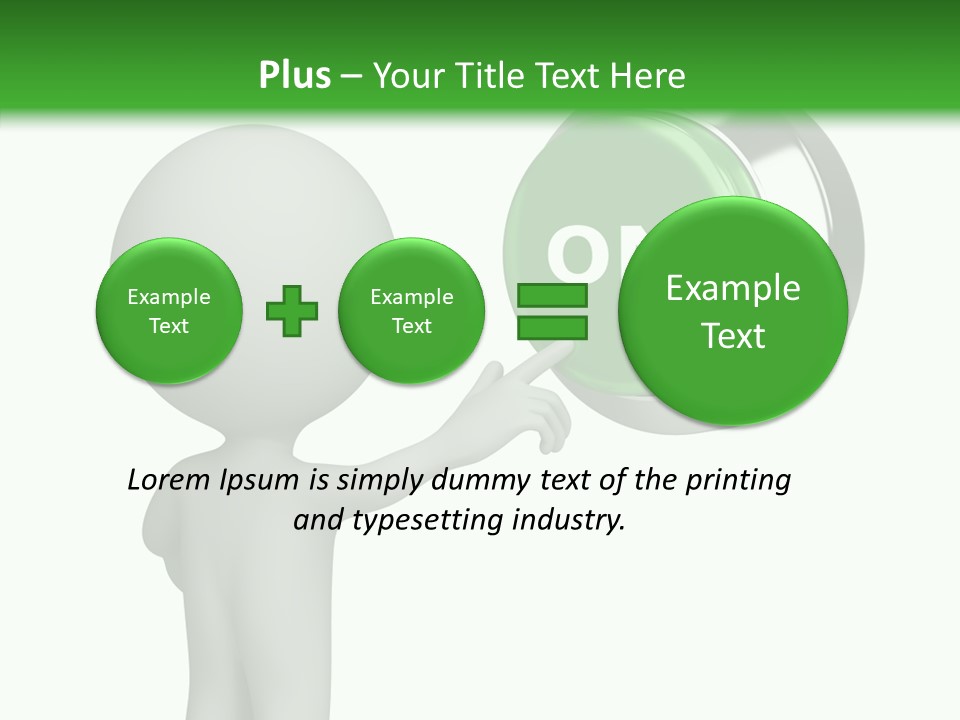 Business Person Conceptual PowerPoint Template