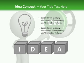 Business Person Conceptual PowerPoint Template