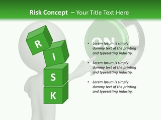 Business Person Conceptual PowerPoint Template