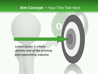 Business Person Conceptual PowerPoint Template