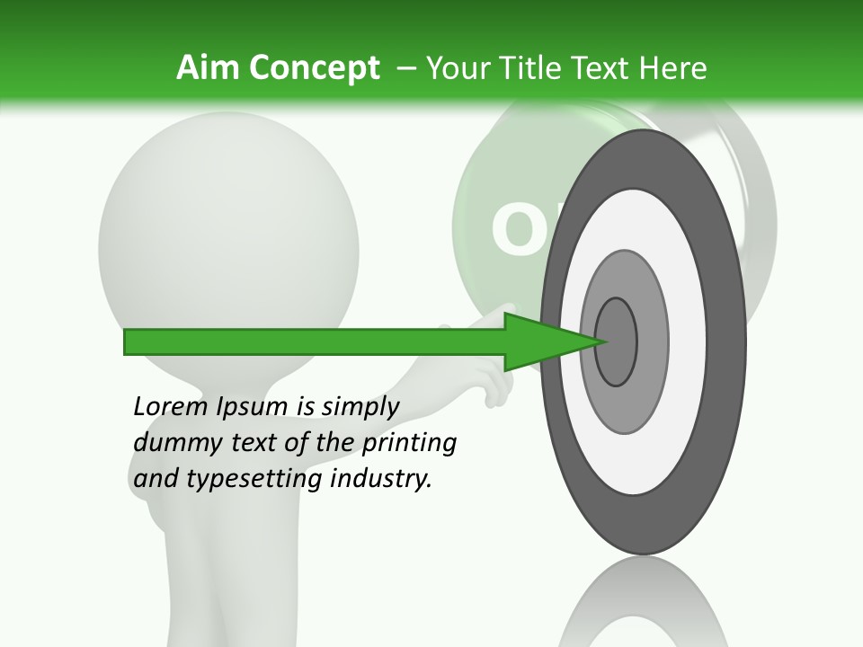 Business Person Conceptual PowerPoint Template