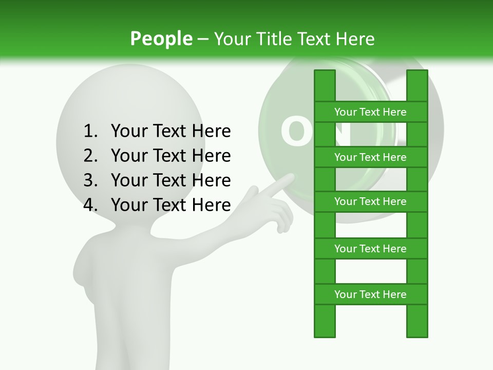 Business Person Conceptual PowerPoint Template
