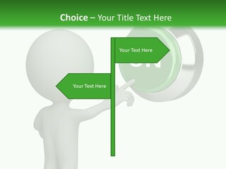 Business Person Conceptual PowerPoint Template