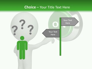 Business Person Conceptual PowerPoint Template