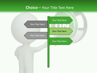 Business Person Conceptual PowerPoint Template