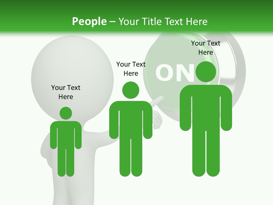 Business Person Conceptual PowerPoint Template
