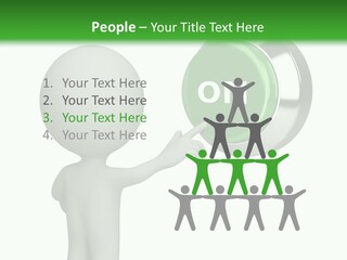 Business Person Conceptual PowerPoint Template