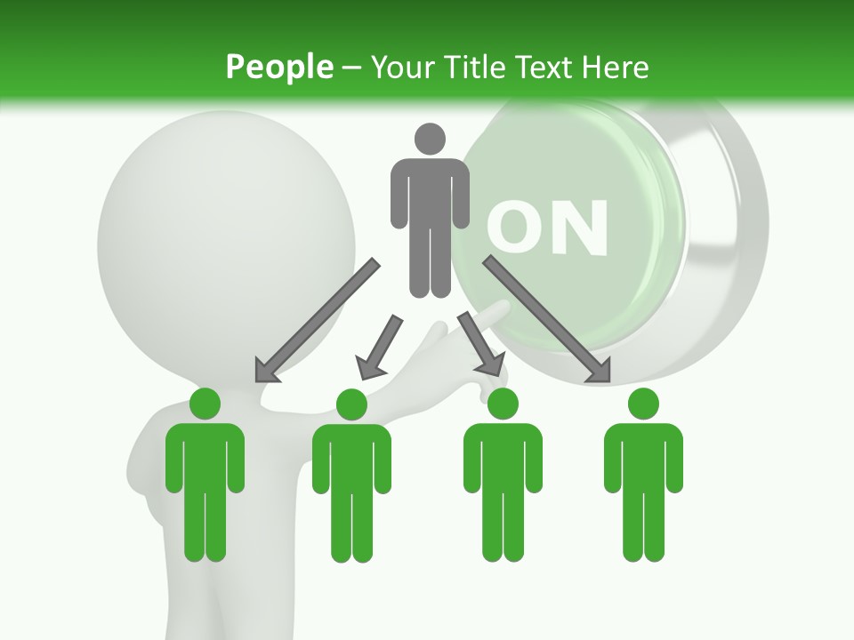 Business Person Conceptual PowerPoint Template