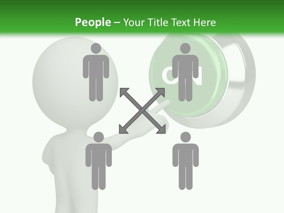 Business Person Conceptual PowerPoint Template
